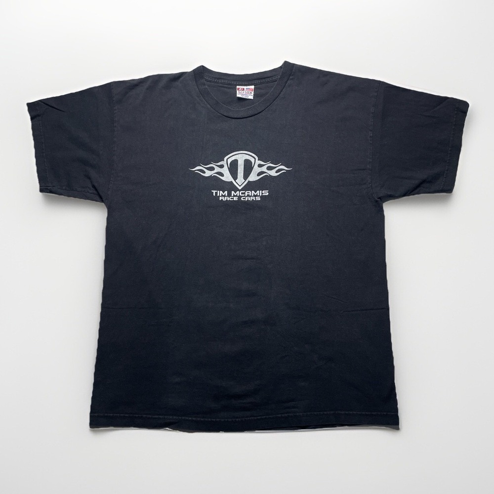 Tim McAmis Racing Long Sleeve T-Shirt 2XL Black Bayside USA Drag Race Graphic